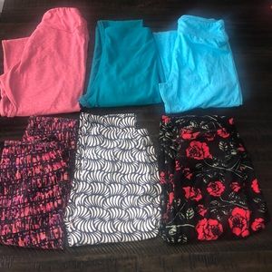 Lot of 6 Lularoe Tween Leggings